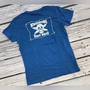 Ladies WHALEBONE SURF SHOP Glow In The Dark Graphic Logo Local Surf Shop Tshirt